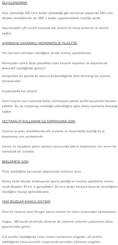 Almarde CC Plise Sineklik 2