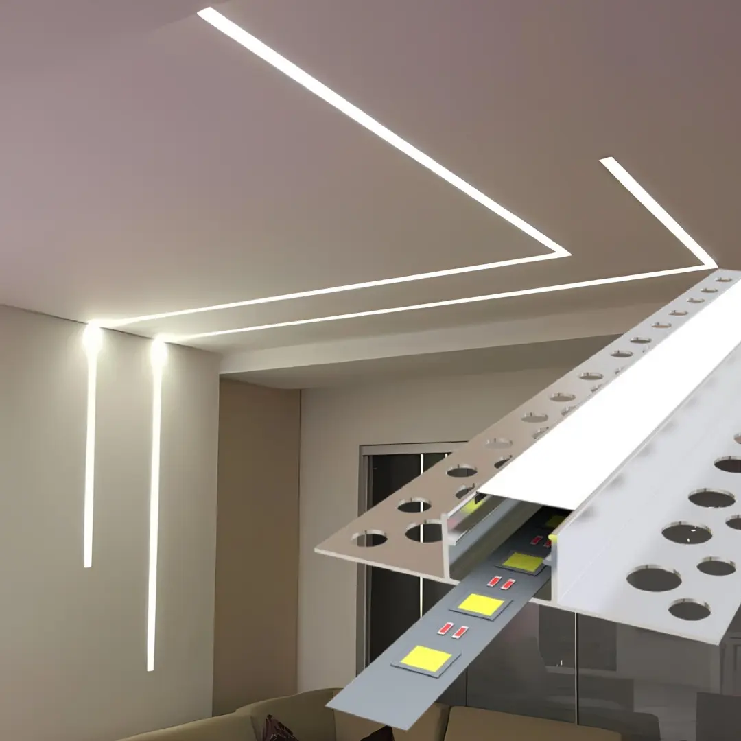 1.8CM Ters Trimless LED Profili