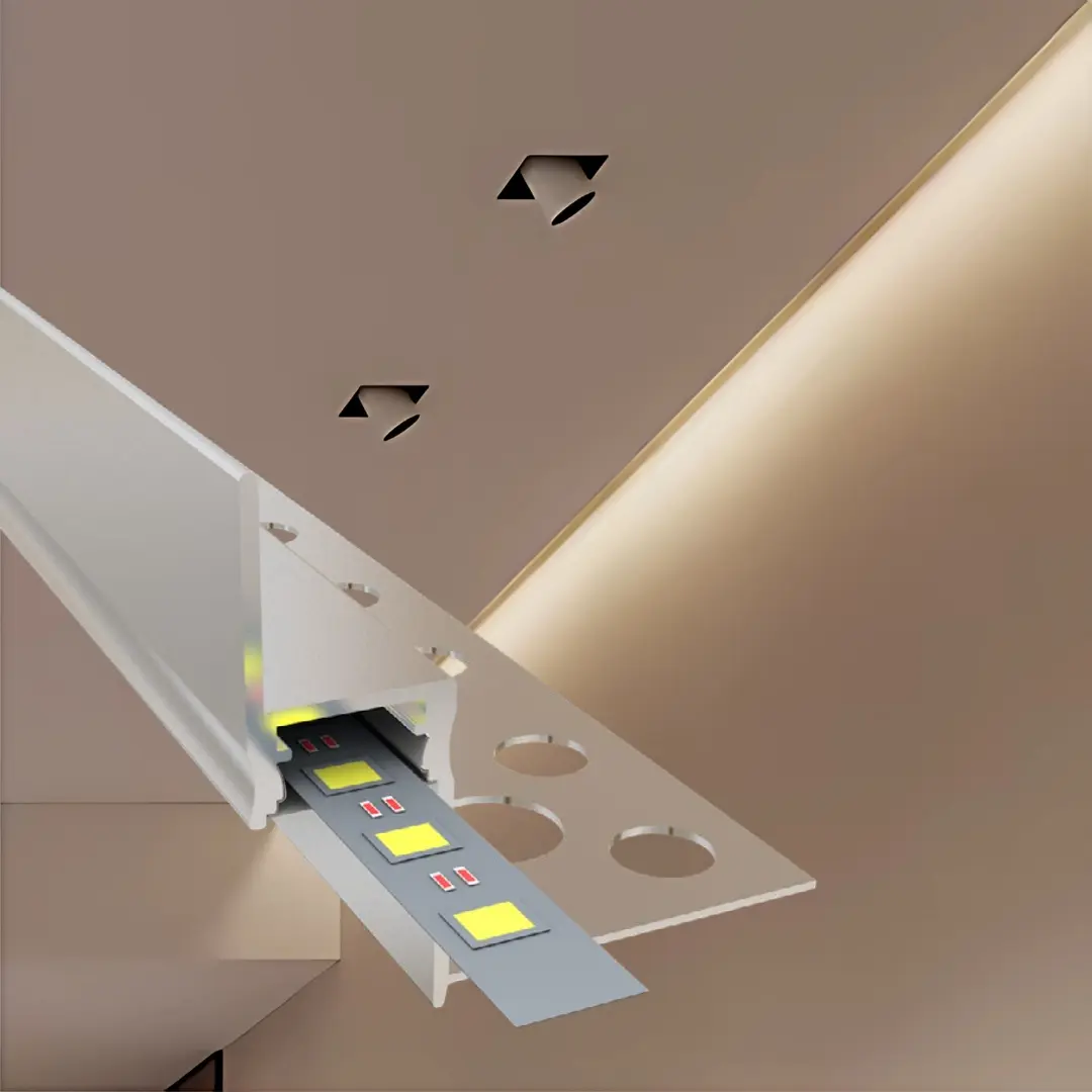 Alçıpan Gizli Köşe LED Profili