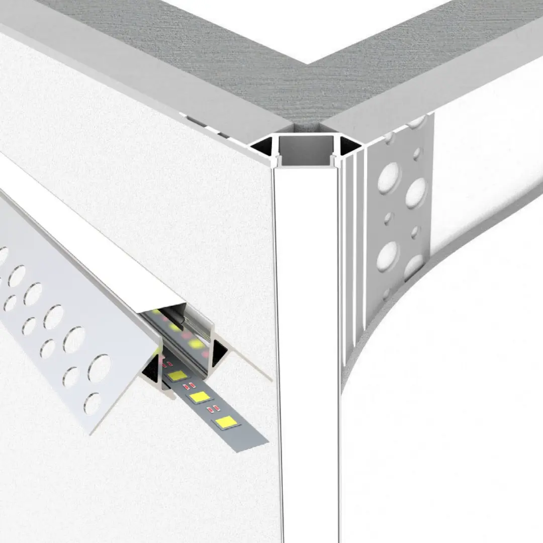 Trimless Dış Köşe LED Profili